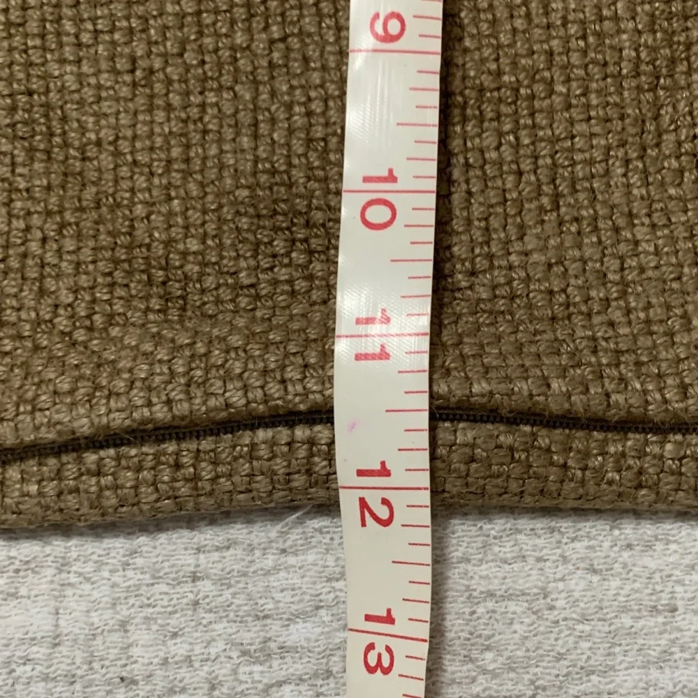 Restoration Hardware brown linen Accent Pillow cover - Picture 5 of 7